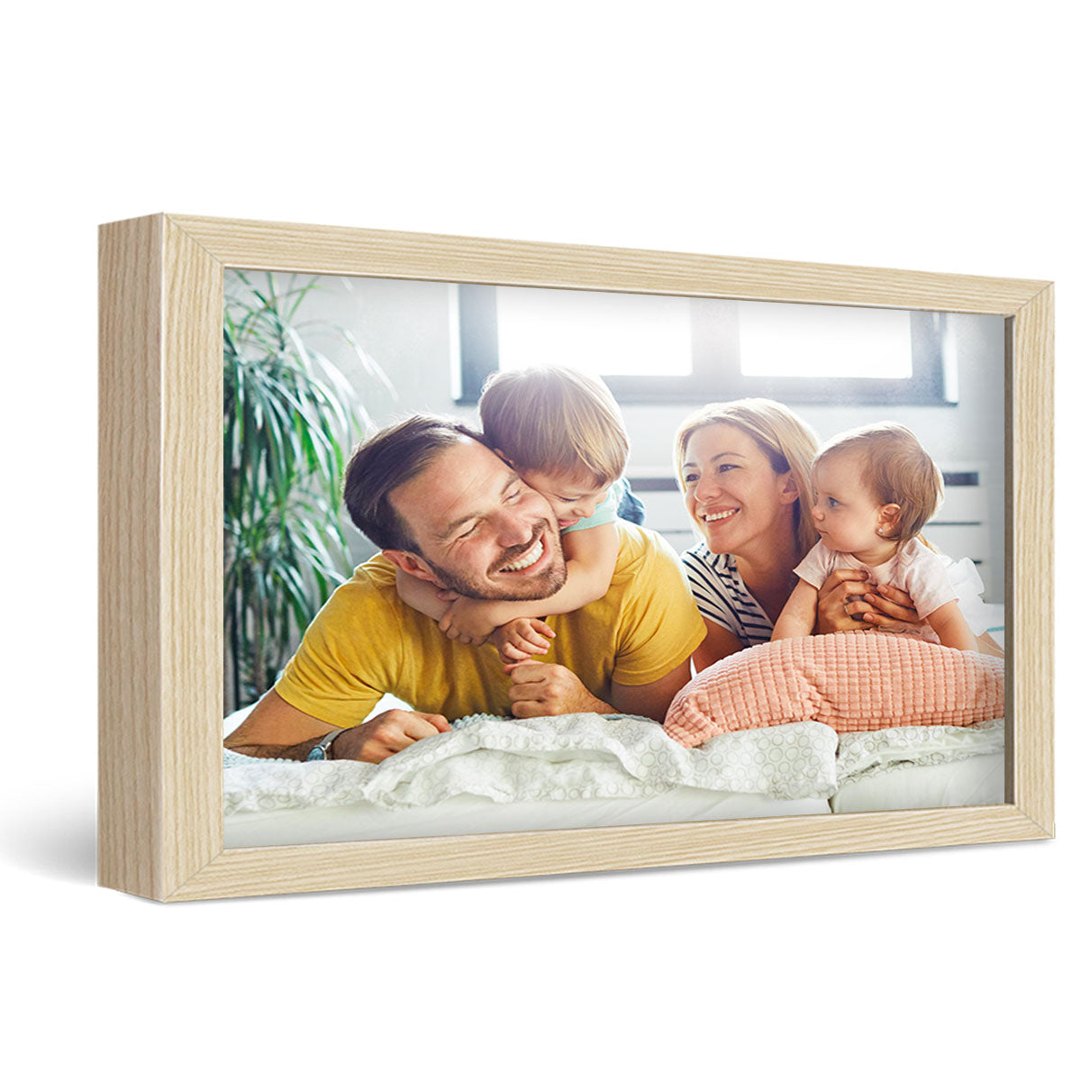 9.5x12.5" Framed Metal Print Officeworks Photos