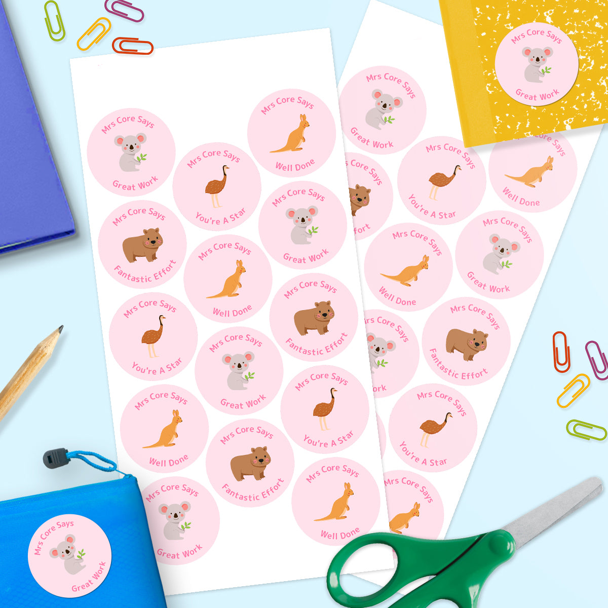 Aussie Animals Teacher Stickers Officeworks Photos