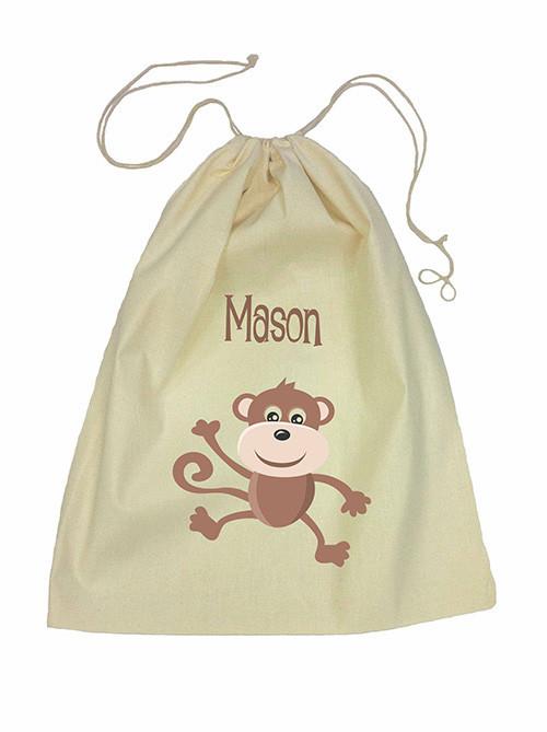 Brown Monkey Bag Drawstring