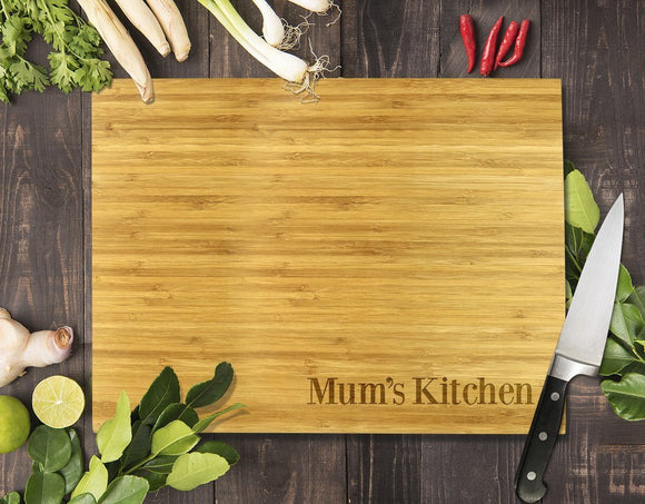 Simple Mum's Kitchen Bamboo Cutting Board 8x11