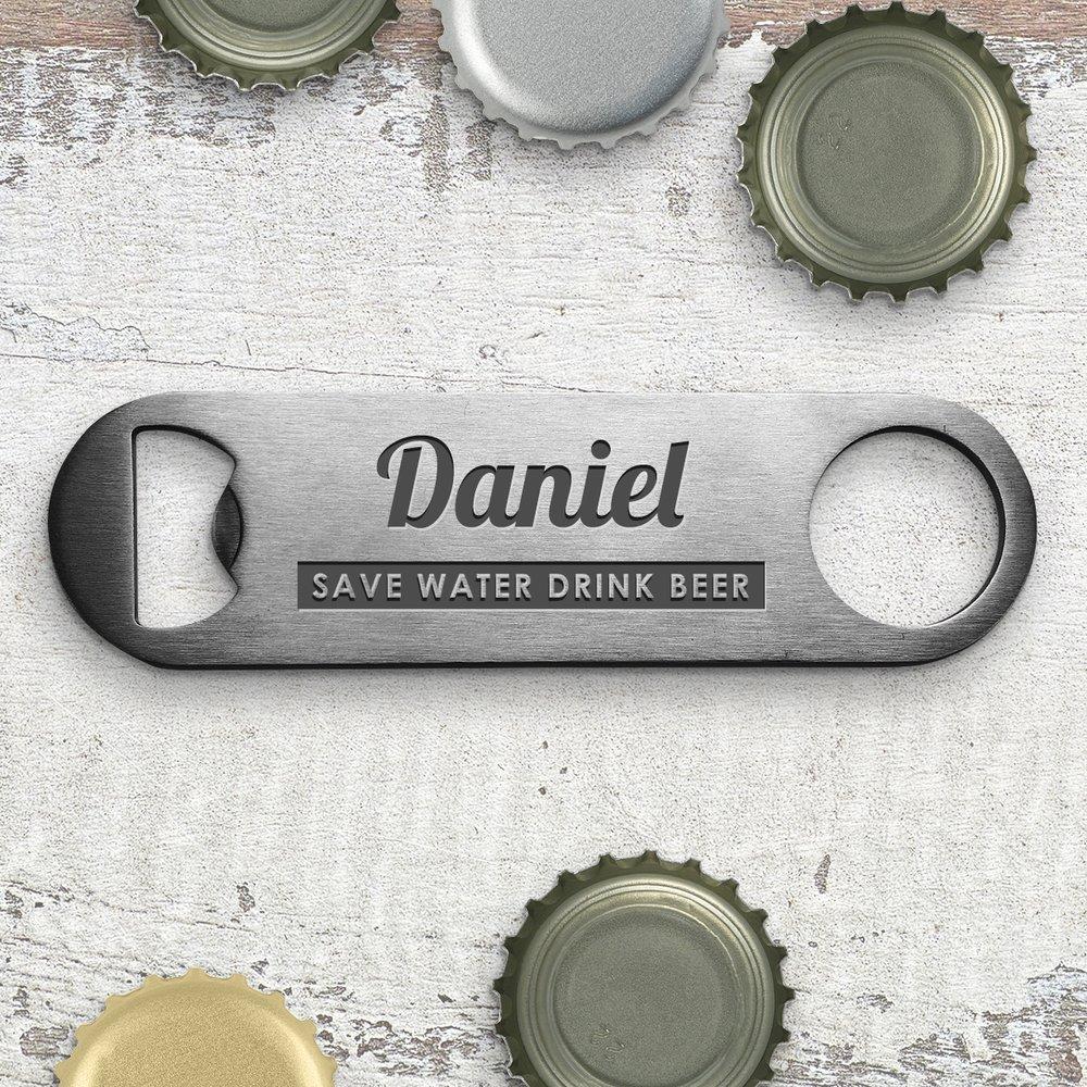 Save Water Engraved Bottle Opener Officeworks Photos