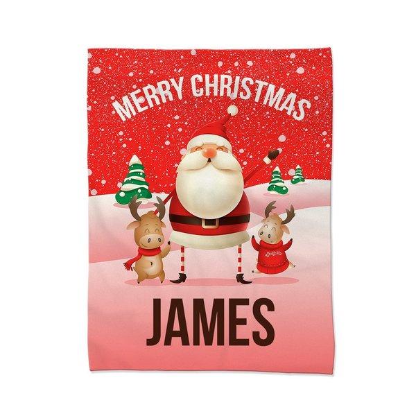 Red Santa Blanket Large Officeworks Photos