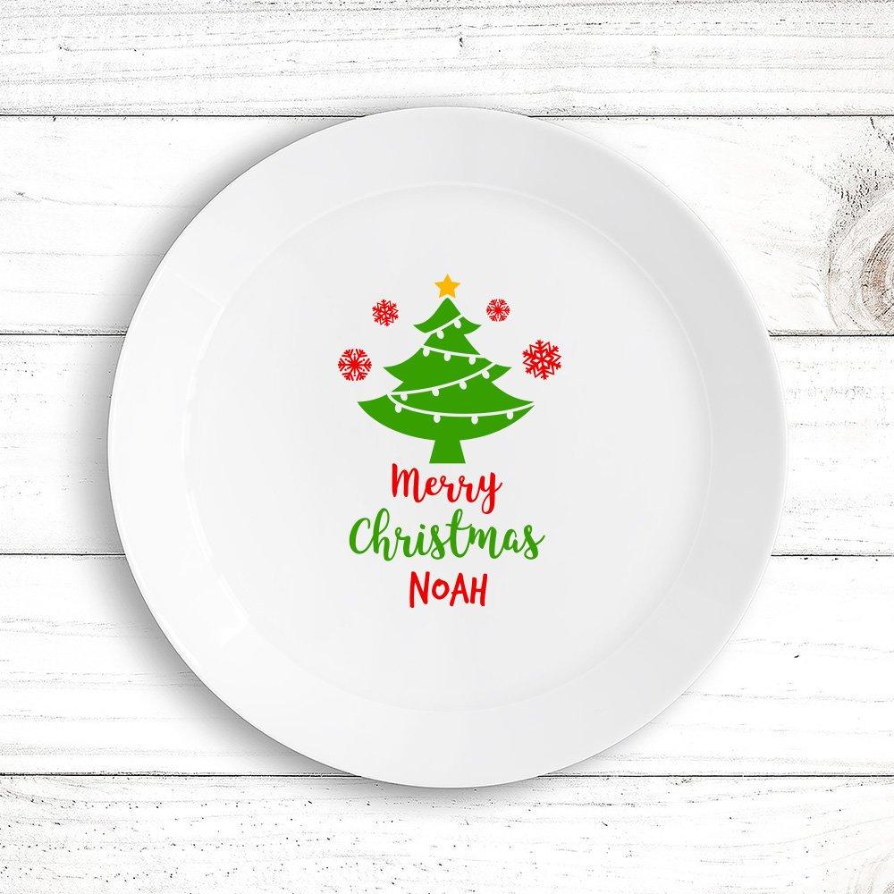 Christmas Tree Kids Plate Officeworks Photos