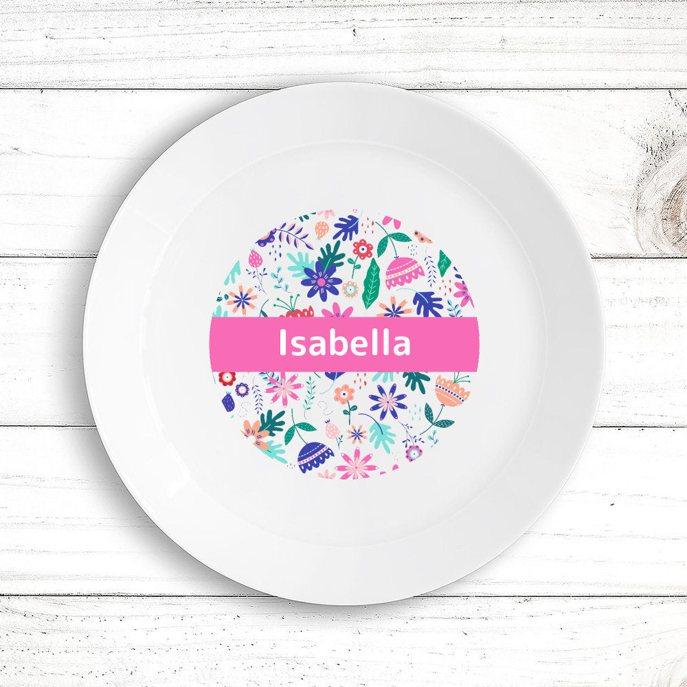 Flower Kids' Plate Officeworks Photos