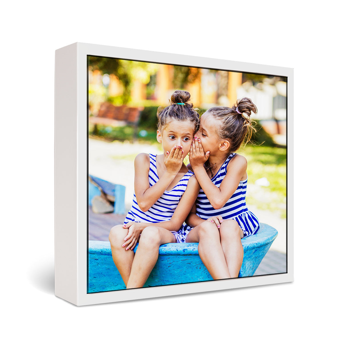 16x16" Framed Canvas Print Officeworks Photos