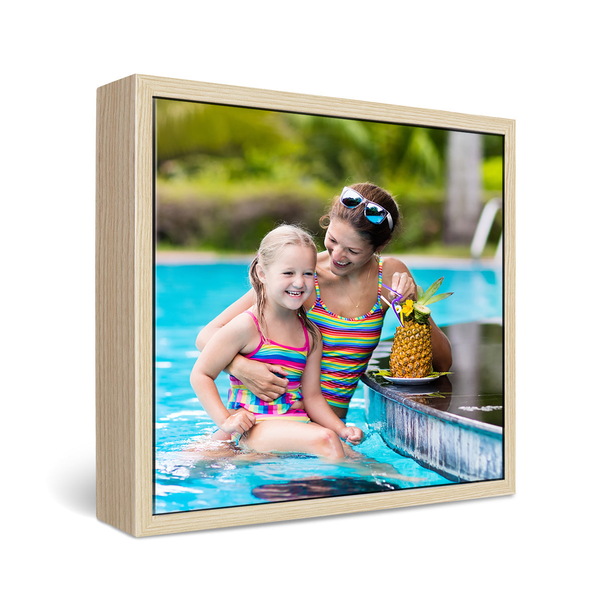 40x40" Framed Canvas Print Officeworks Photos