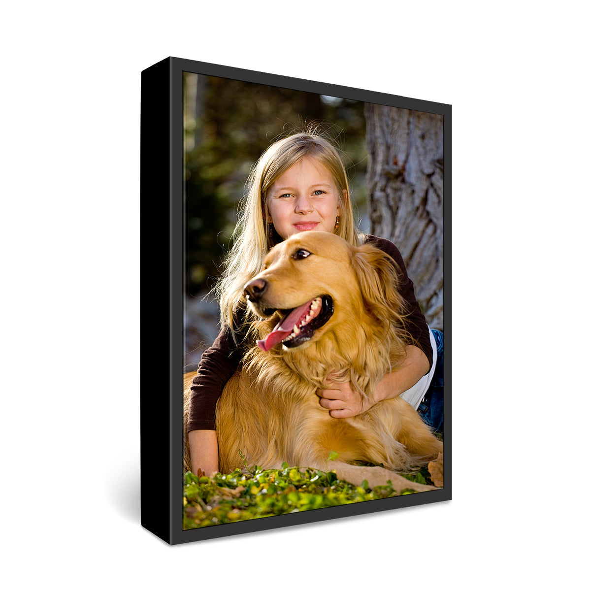 8x12" Framed Canvas Print Officeworks Photos