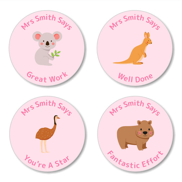 Aussie Animals Teacher Stickers