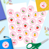 Fruit Teacher Stickers