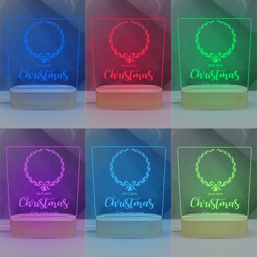 Days Until Christmas Night Light Officeworks Photos