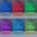 Hearts Night Light