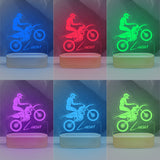 Motorbike Night Light