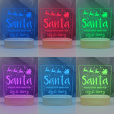 Santa & Reindeer Night Light