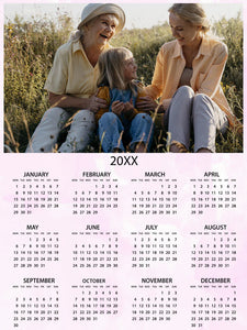 8x12" Sticky Calendar