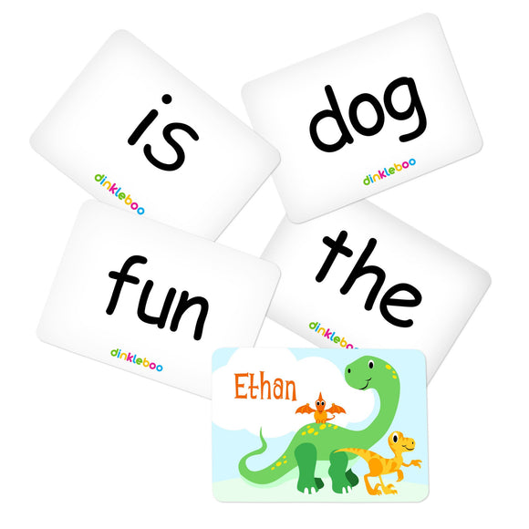 Dino Memory Game Sight Word Cards Pack 1