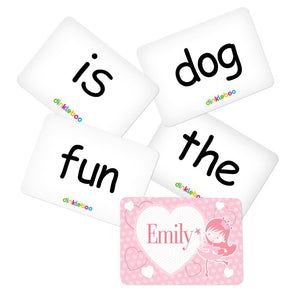 Fairy Memory Game Sight Word Cards Pack 1