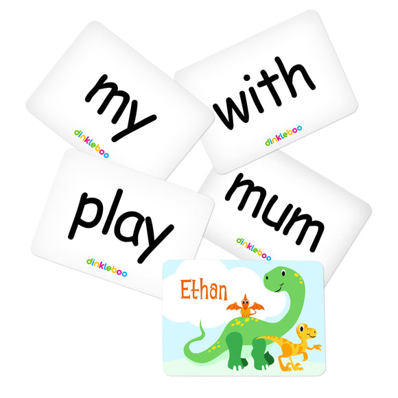 Dino Memory Game Sight Word Cards Pack 2