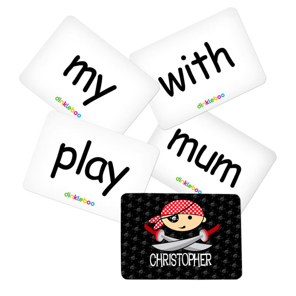 Pirate Memory Game Sight Word Cards Pack 2