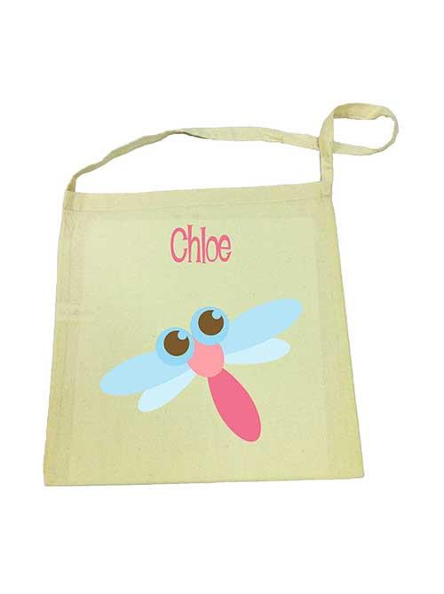 Dragonfly Calico Tote Bag