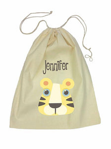 Yellow Tiger Bag Drawstring