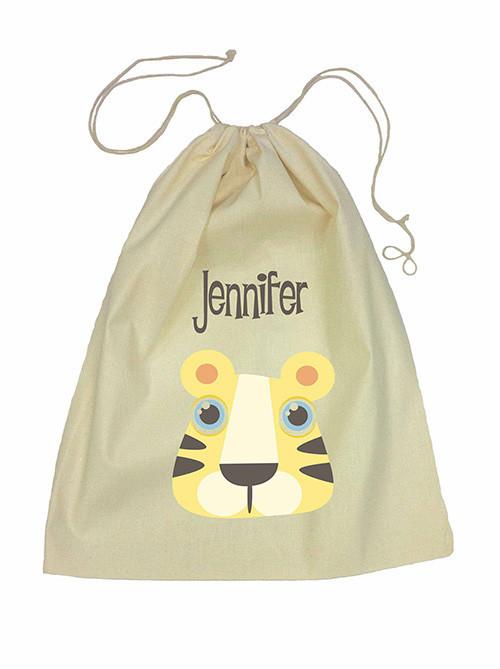 Yellow Tiger Bag Drawstring