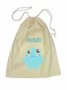 Blue Alien Bag Drawstring