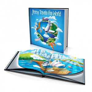 Travels the World (from Australia) Hard Cover Story Book