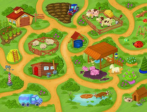 Farm Play Blanket Large