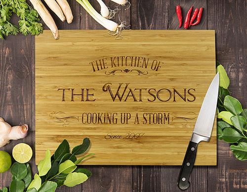 Cooking Up A Storm 2 Bamboo Cutting Board 12x16