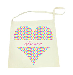 Heart Calico Tote Bag