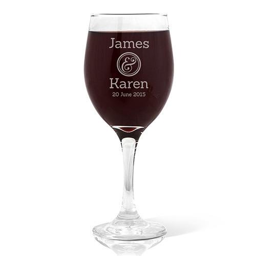 Couples Design Wine Glass (410ml)