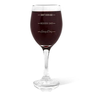 Rough Day Design Red Wine Glass (410ml)