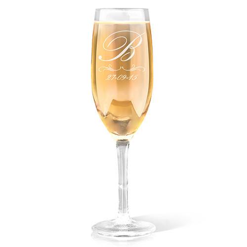 Initial Design Champagne Glass