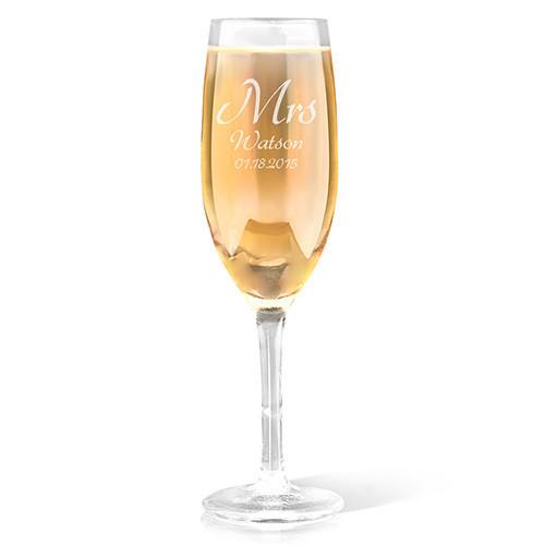 Mrs Design Champagne Glass