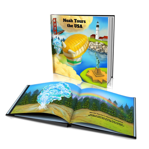 Tours the USA Large Hard Cover Story Book