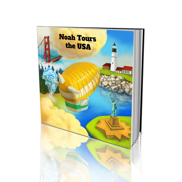 Tours the USA Large Soft Cover Story Book