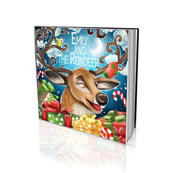 Santa's Reindeer Large Soft Cover Story Book