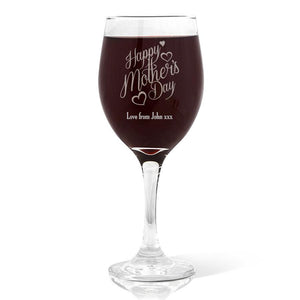 Happy Mother's Day Wine Glass (410ml)