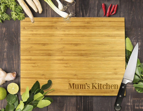 Simple Mum's Kitchen Bamboo Cutting Board 12x16