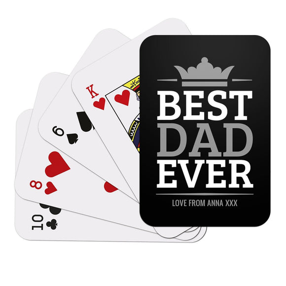 Best Dad Ever Playing Cards