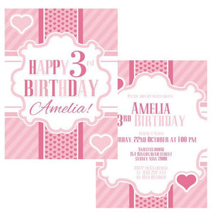 Pink Party Invitation