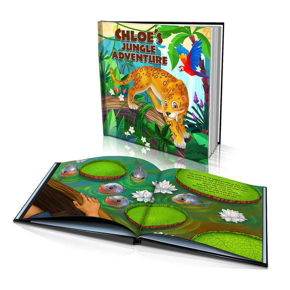 Jungle Adventure Large Hard Cover Story Book