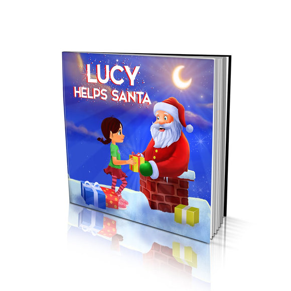 Helping Santa Large Soft Cover Story Book