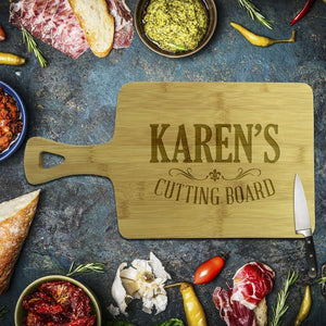 Karen's Cutting Rectangle Bamboo Serving Board