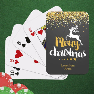 Reindeer Christmas Playing Cards