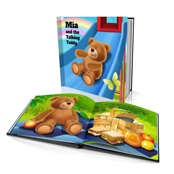 The Talking Teddy Large Hard Cover Story Book