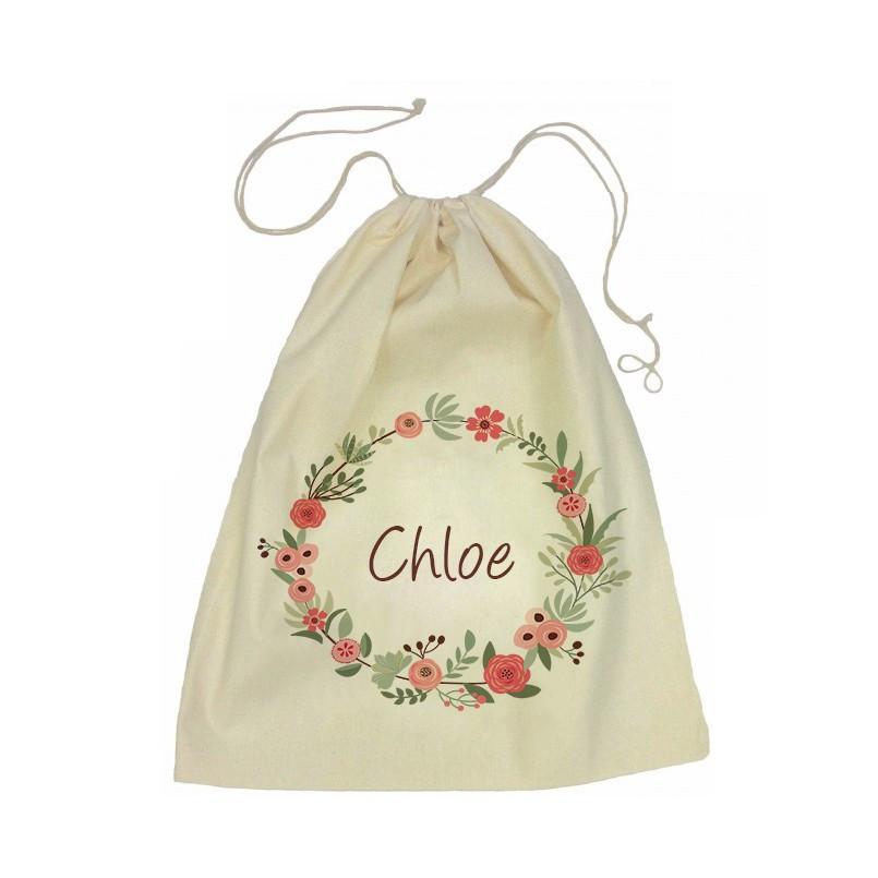 Calico Drawstring Bags Officeworks Photos