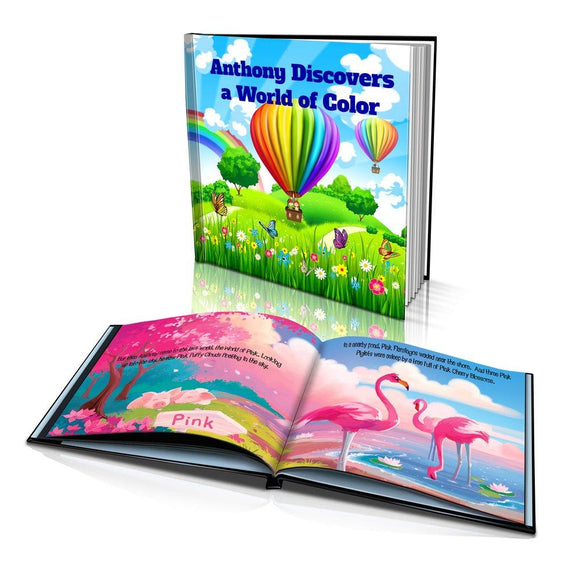 Discovers a World of Colour Large Hard Cover Story Book