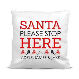 Santa Stop Classic Cushion Cover