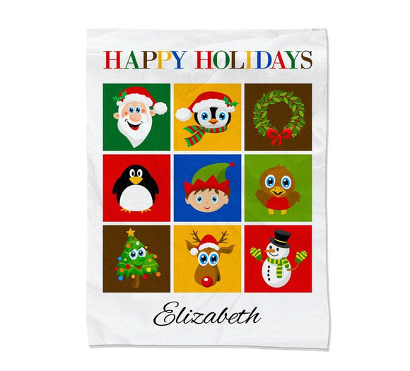 Christmas Collage Blanket Small